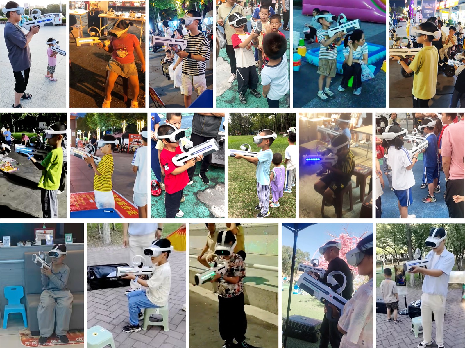 Mesin Geekplay dipakai di sekolah, mall, dan pasar malam di China
